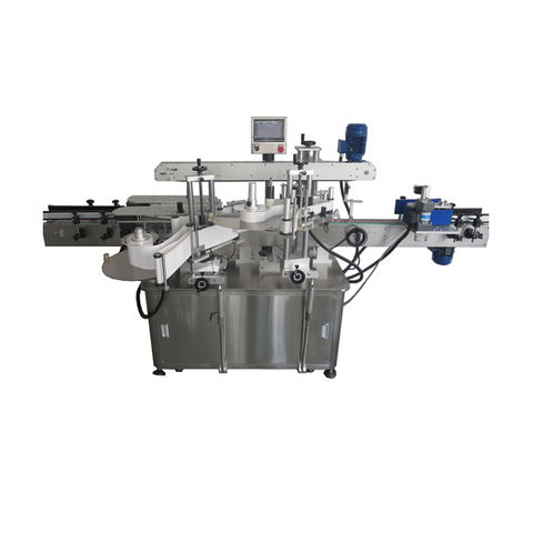 Automatický horizontální stroj na označování kulatých lahví S-500 / Stroj na komerční štítky / Automatický lepicí stroj 