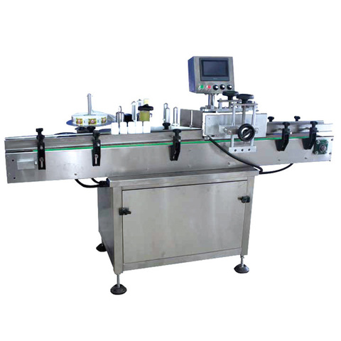Masivní produktivita Rotační typ OPP etiketovací stroj pro různé velikosti kulatých plochých PET lahví HDPE 