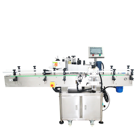 Automatický jednostranný / oboustranný etiketovací stroj pro kulaté nebo ploché lahve 
