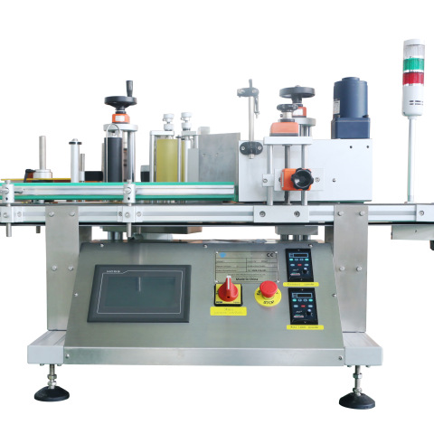 Automatický etiketovací stroj pro kulaté / zúžené / ploché lahve 