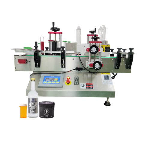 Luxusní etiketovací stroj na výrobu kulatých lahví s automatickým štítkem na štítky pro štítky na plastové skleněné láhve 