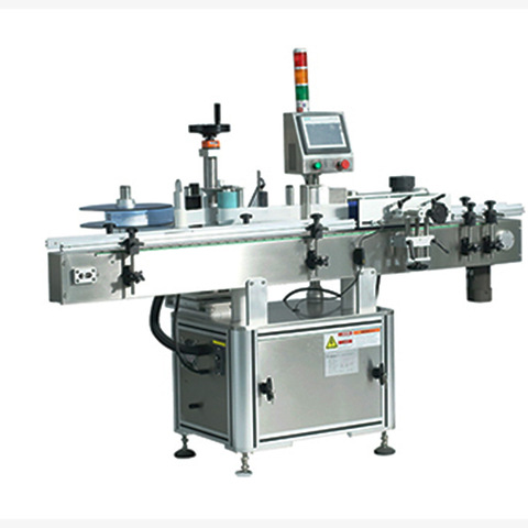 Tovární cena Tři štítky Štítkovací etiketovací stroj na výrobky Horní a dolní strany 