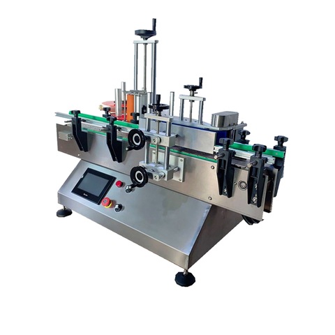 Stolní automatický stroj na výrobu kulatých lahví a etiket 