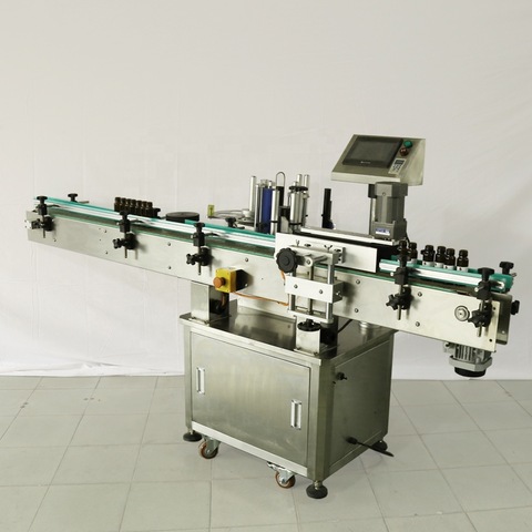 Automatický štítkovací stroj s plochým krabičkovým stolním štítkovacím strojem 