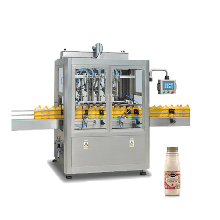 Plnicí stroj na výrobu majonézové omáčky s plastovou skleněnou lahví 0,2-5 l 
