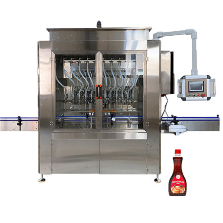 Automatická 1litrová láhev s továrnou na výrobu kapalných plnících strojů se 16 hlavami 