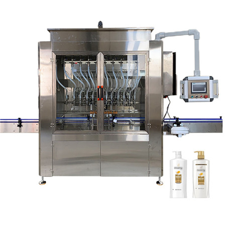 Plnící uzavírací stroj pro plnění tekutých prací kapalinou z plastových lahví pro farmaceutické nápoje 
