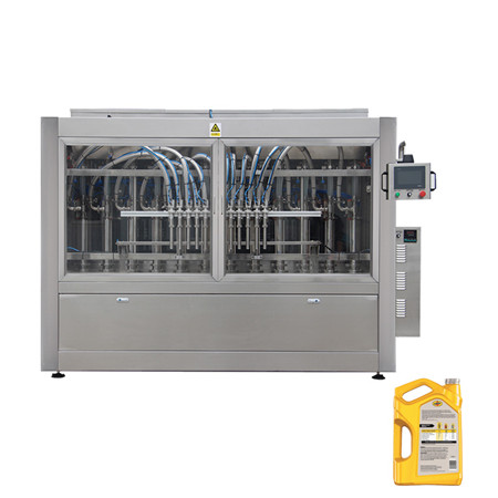 Automatický stroj na mytí plnicího oleje s velkou lahví na vodu o objemu 3 l-10 l, označující balicí zařízení 